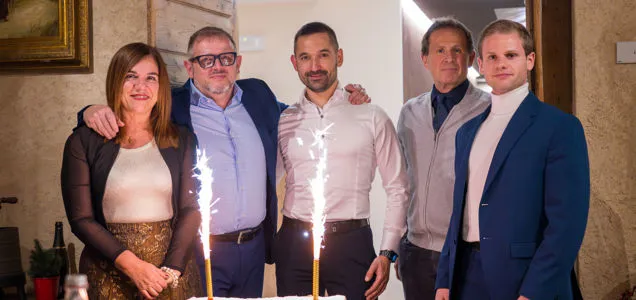 Celebrazione dei 20 anni di Piubello Solutions presso Boutique Hotel Villa Zoppi con collaboratori, clienti e partner.